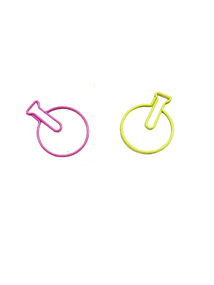 Tool Decorative Paper Clips | Flask Shaped Paper Clips | Creative Stationery (1 dozen) 