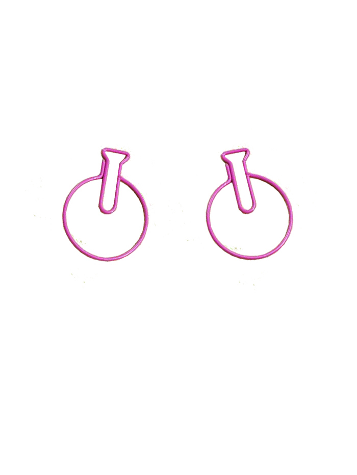 Tool Decorative Paper Clips | Flask Shaped Paper Clips | Creative Stationery (1 dozen) 