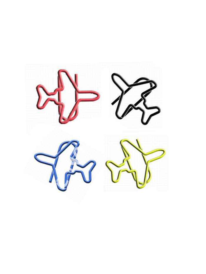Vehicle Paper Clips | Airplane Shaped Paper Clips (1 dozen/lot)