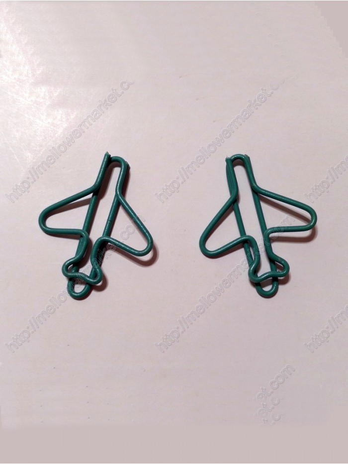 Vehicle Paper Clips | Airplane Shaped Paper Clips (1 dozen/lot,30*26 mm)