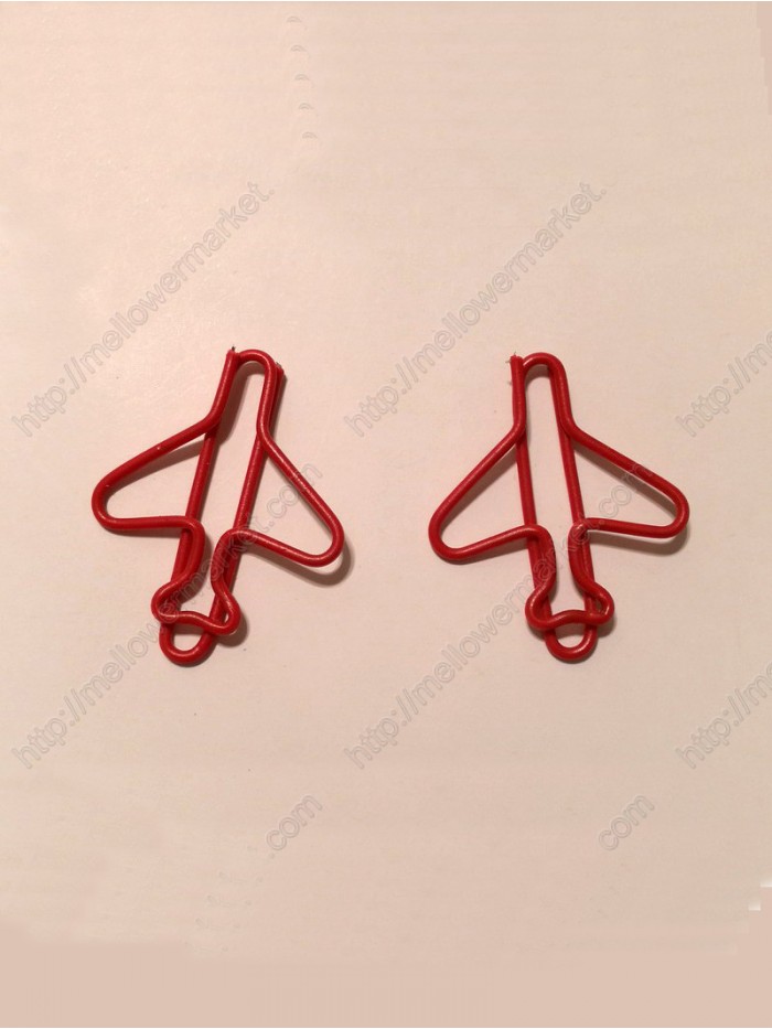 Vehicle Paper Clips | Airplane Shaped Paper Clips (1 dozen/lot,30*26 mm)