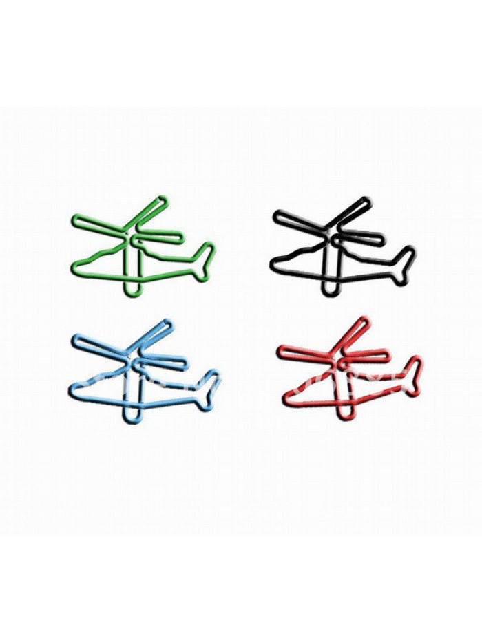 Vehicle Paper Clips | Helicopter Paper Clips (1 dozen/lot)