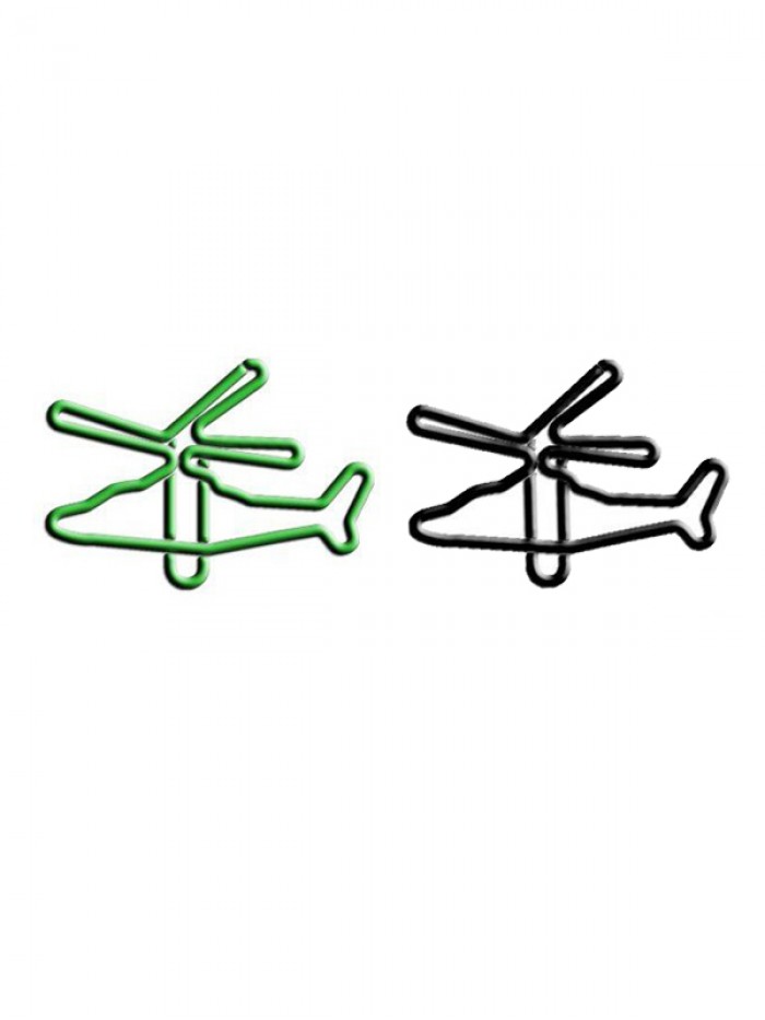 Vehicle Paper Clips | Helicopter Paper Clips (1 dozen/lot)