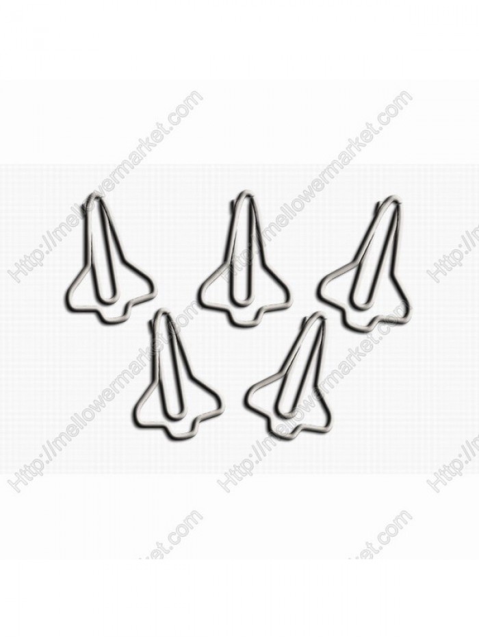Vehicle Decorative Paper Clips | Space Shuttle Shaped Paper Clips (1 dozen/lot)