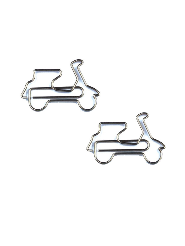 Vehicle Paper Clips | Scooter Paper Clips (1 dozen/lot)