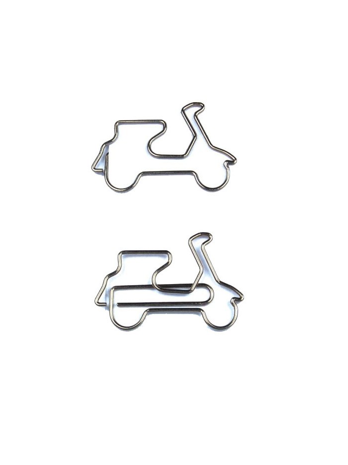 Vehicle Paper Clips | Scooter Paper Clips (1 dozen/lot)