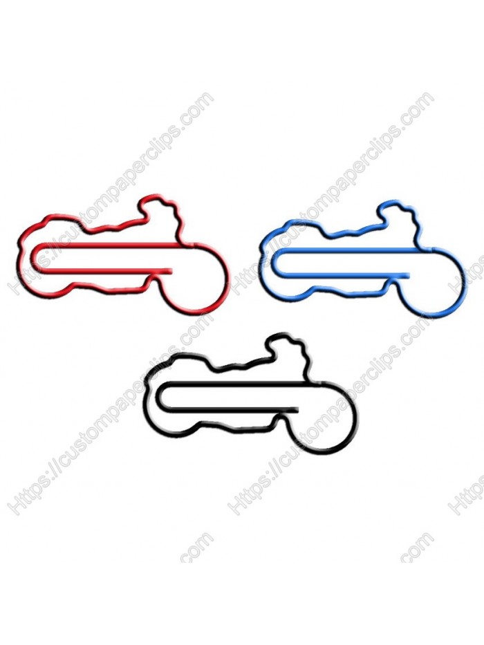 Vehicle Paper Clips | Motorcycle Paper Clips (1 dozen/lot)