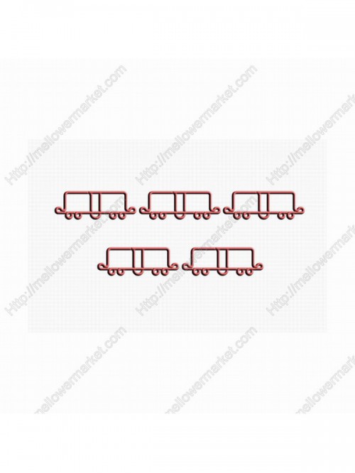 Train Decorative Paper Clips | Box Car Shaped Pape...