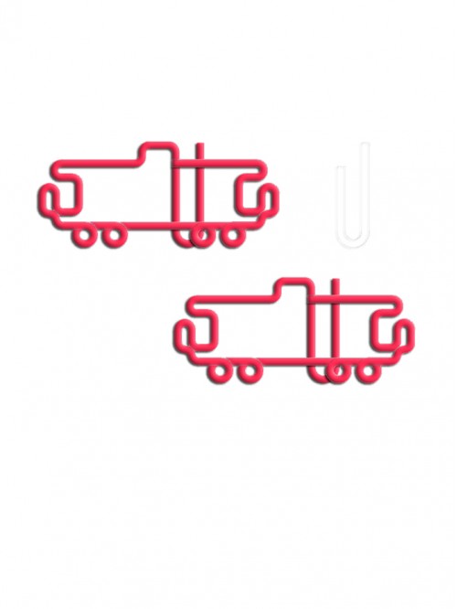 Train Paper Clips | Caboose Paper Clips | Vehicle ...
