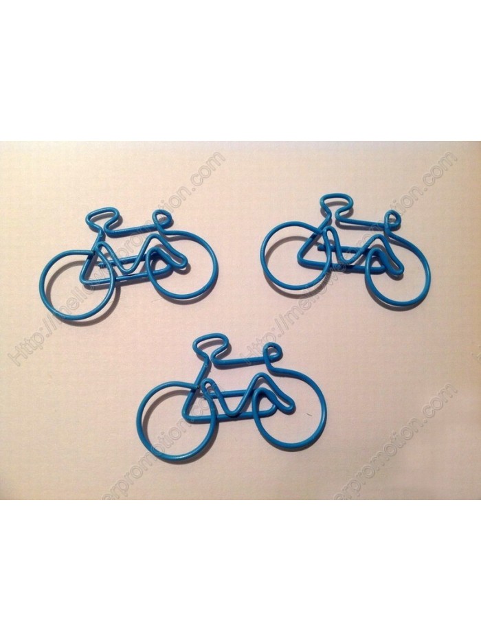 Vehicle Decorative Paper Clips | Bicycle Bike Shaped Paper Clips (1 dozen,42*27 mm) 