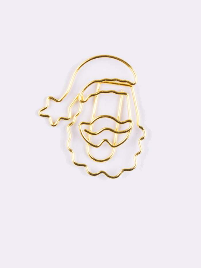 Santa Claus Paper Clips | Christmas Ornaments | Holiday Gifts (1 dozen/lot)