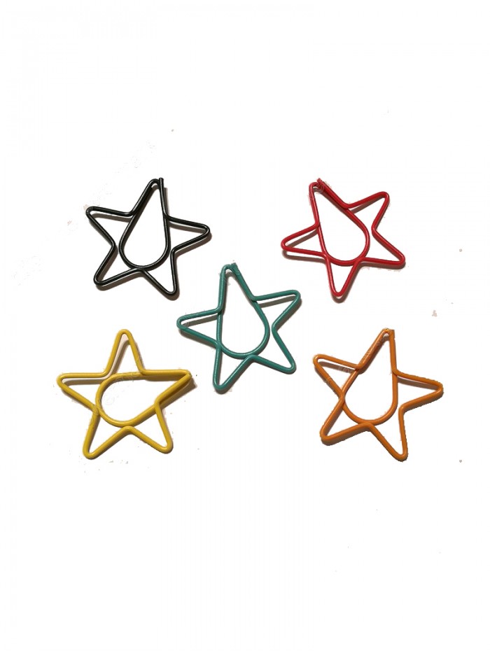 Star Paper Clips | Christmas Paper Clips (1 dozen/lot)