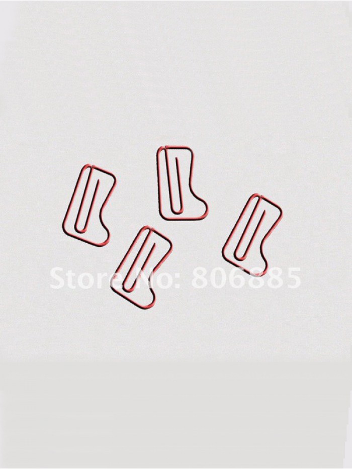 Christmas Socks Paper Clips | Christmas Accessories (1 dozen/lot)