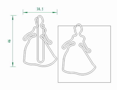 Custom Creative Colorful Musical Special-shaped Paper Clip – Metal Wire  Forms Custom